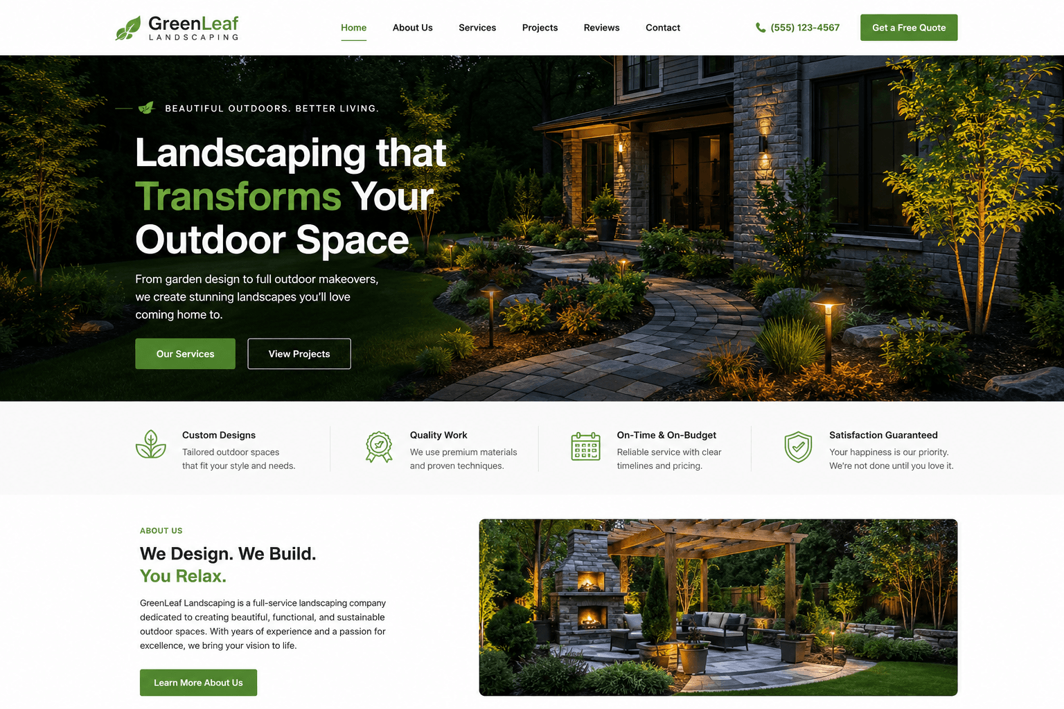 A small business website built by Coders & Co